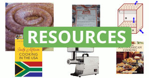 food-making resources for South Africans
